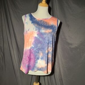 Tie-Dye Sleeveless Women's Top
